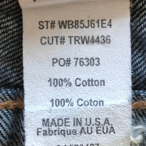 True Religion Sadie jean mini skirt blue raw hem - Picture 7 of 7